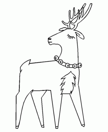 Learning Years: Christmas Coloring Pages - Christmas Raindeer