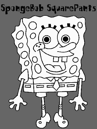Spongebob Squarepants Coloring Page | Kids Coloring Page