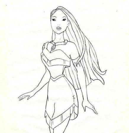 Printables Princess Pocahontas Coloring Books - Pocahontas Cartoon 
