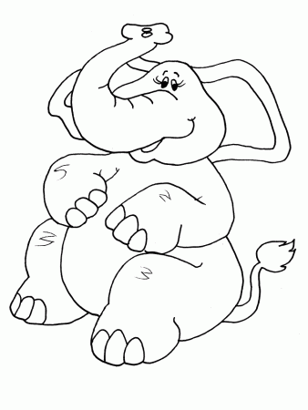 Elephant coloring Pages Sheets & Pictures ~ Printable Coloring Pages