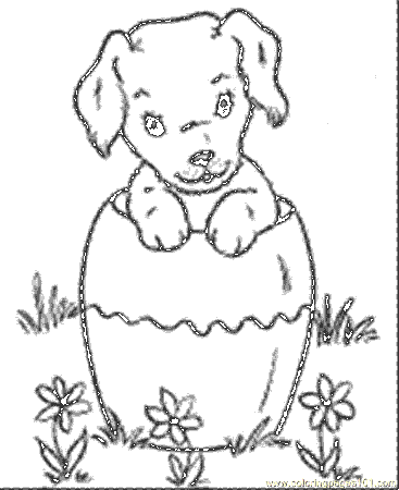 Free Printable Coloring Sheets Of Dogs