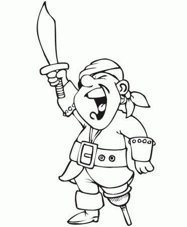 Pirate Coloring Pages