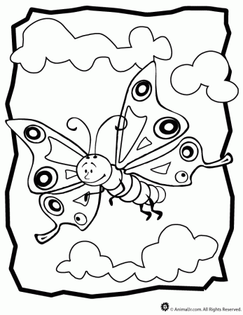 cartoon butterfly coloring pages image search results