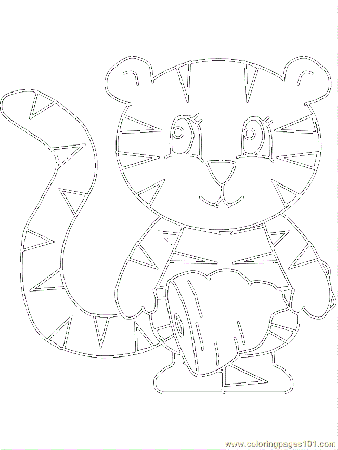 Coloring Pages Tiger Coloring 2 (Mammals > Tiger) - free printable 