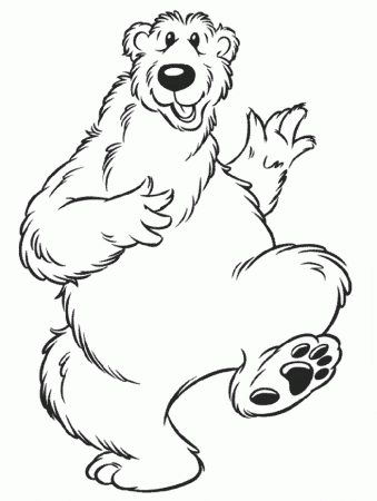 Kids House Coloring Pages Coloring Picture Bear In The Big Blue 