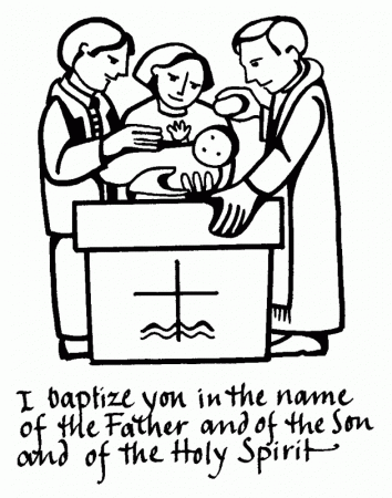 Coloring Pages For Baptism | Top Coloring Pages