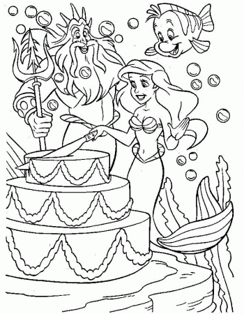 Ariel Coloring In