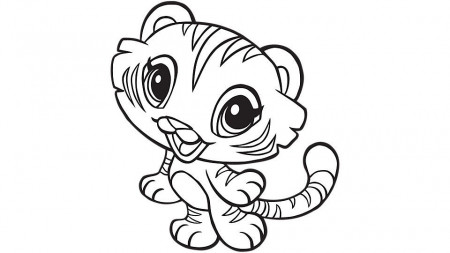 Baby Tiger Coloring Pages - Free Coloring Pages For KidsFree 