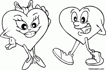 Valentines Day Coloring Pages Free Printable - Free Coloring Pages 