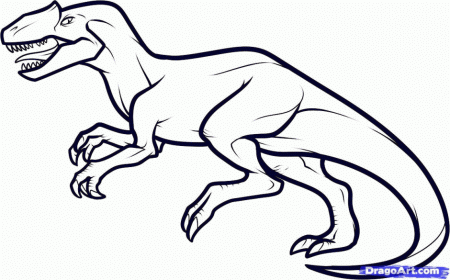 T Rex Free Printable Realistic Dinosaur Coloring Pages 282933 