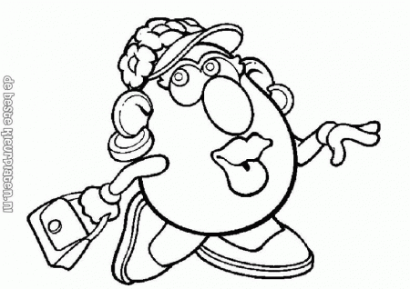 Mr. Potatohead coloring pages - Printable coloring pages
