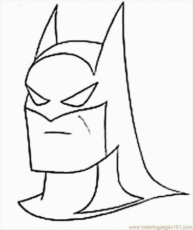 Coloring Pages Batman Coloring.sheet (Cartoons > Batman) - free 
