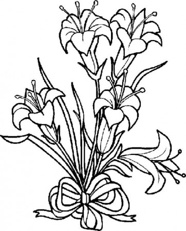 Flowers coloring pages | color printing | Flower | Coloring pages 