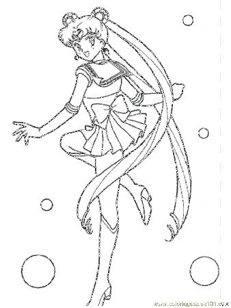 sailor star Colouring Pages