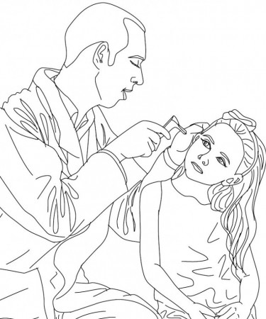 The Doctor Was Very Thorough Coloring Page - Kids Colouring Pages