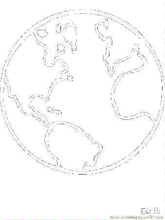 Earth Coloring Pages Printable | Clipart Panda - Free Clipart Images