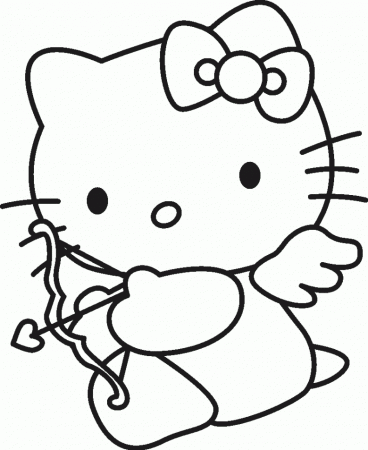Kitty cards Colouring Pages (page 3)