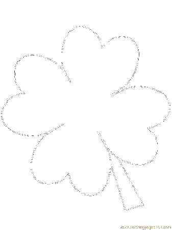 CLOVER Colouring Pages