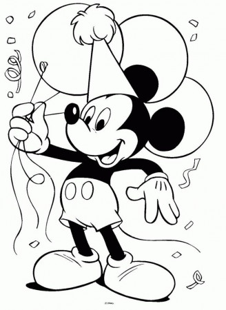 Mickey Mouse Coloring Sheet #Disney | Fichas colorear ed.infantil-Col…