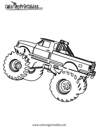Top Monster Truck Coloring Pages Best Resolutions | ViolasGallery.