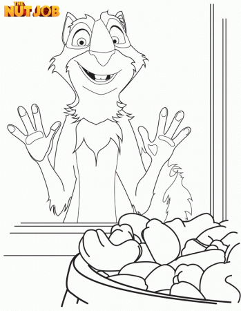 Excited Surly - Free Printable Coloring Pages