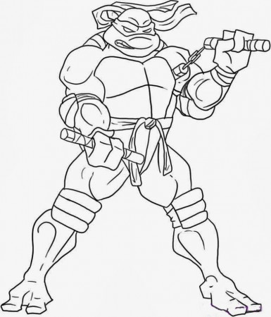Pix For > Ninja Turtles Coloring Pages