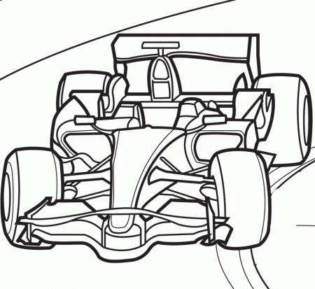 Printable 11_RaceCar_MoreDetail - Cars Coloring : oColoring.com