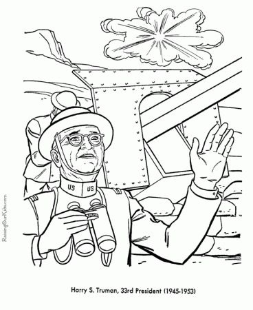 Harry S. Truman coloring pages - Free and Printable!