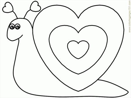 Coloring Pages Snails (Animals > Snail) - free printable coloring 