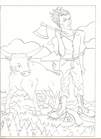 Paul Bunyan Coloring Pages Coloring Pages Coloring Pages For 