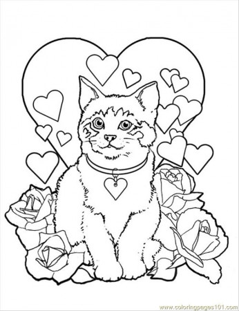 Coloring Pages Wildcat Mammals Cats Free Printable Page