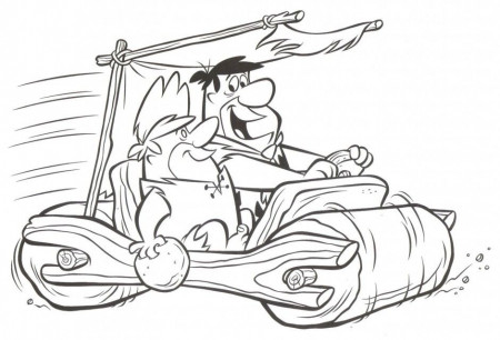 Download The Flintstones Cartoon Coloring Pages Or Print The 