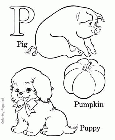 Coloring Pages For Kids Alphabet Letters - Category - Page 17