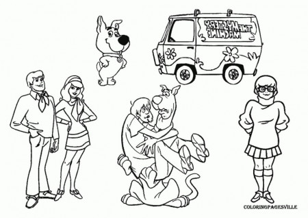 Scooby Doo Coloring Pages - Free Coloring Pages For KidsFree 