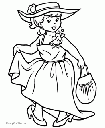 these printable halloween girl coloring book pages provide hours 