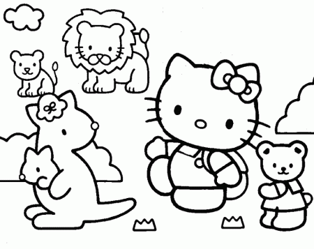 Hello Kitty Coloring Pages 80 87958 High Definition Wallpapers 