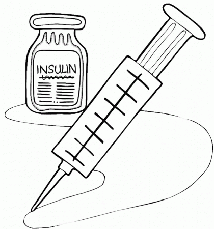 Diabetes insulin coloring pages | Coloring Pages