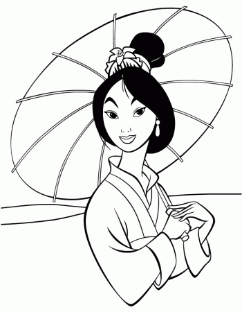 Mulan Color Pages