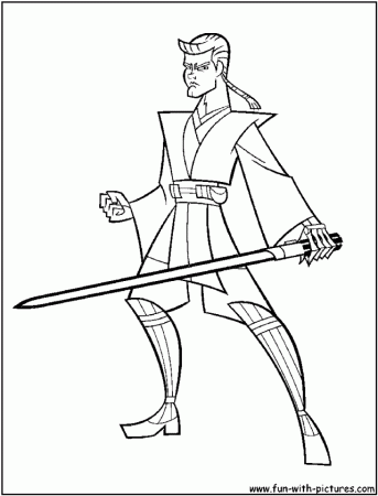 How To Draw Anakin Skywalker From Star Wars The Clone Wars Step 4 