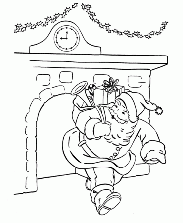 BlueBonkers : Santa Claus Coloring pages - 14