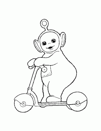 Teletubbies Coloring Pages Cake Ideas and Designs