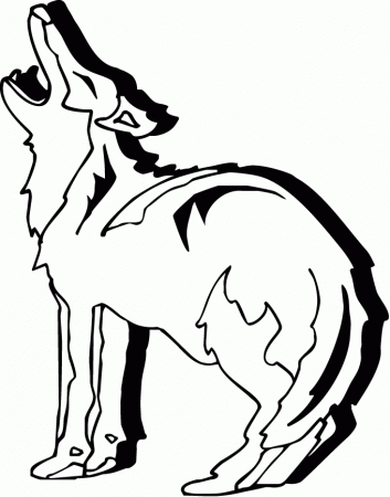 Free Printable Coyote Coloring Pages For Kids