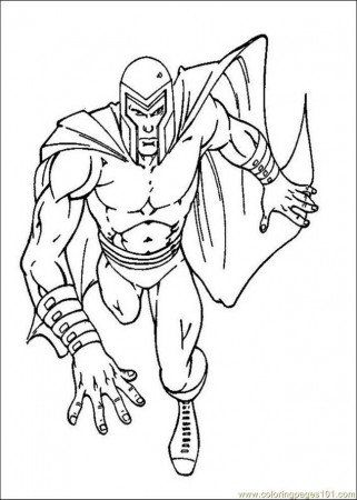 Free Printable Coloring Page X Men Coloring Pages 002 Cartoons 
