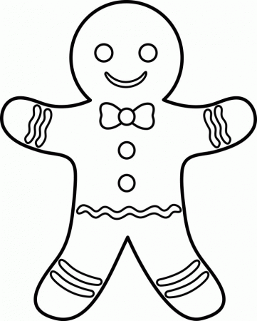 Gingerbread Coloring Pages | Coloring Pics