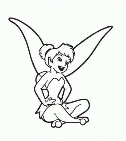 Tinkerbell Coloring in Pages | Tinkerbell Coloring