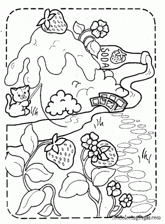 Strawberry Shortcake Coloring Pages strawberry-shortcake-coloring 