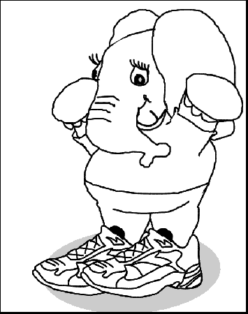 Jarvis Varnado: Baby Elephant Coloring Pages