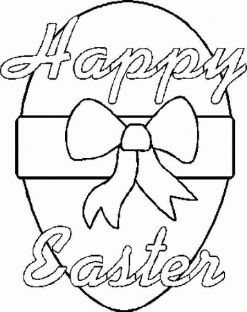 happy easter coloring pages for kids