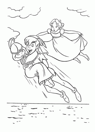 disney peter pan Colouring Pages