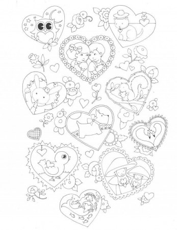 Mary Engelbreit Valentine 39 S Coloring Page 154055 Mary 